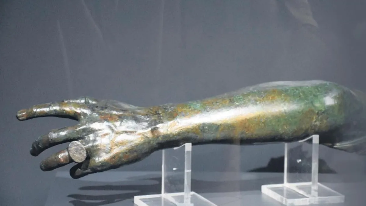 2 bin yıllık kol parçası 45 yıl sonra sergide haberi